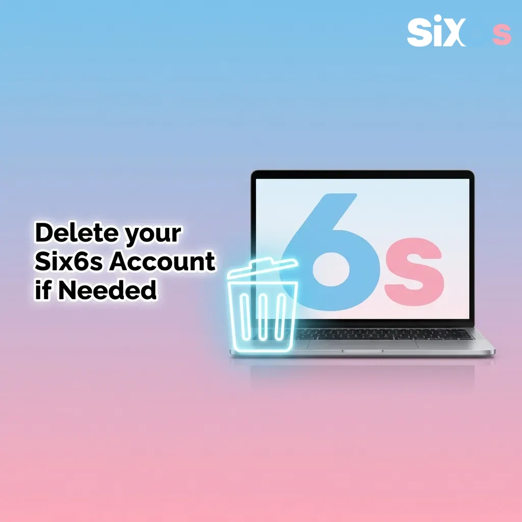 Person using laptop to delete Six6s betting account through customer support chat interface — Six6s in Pakistan