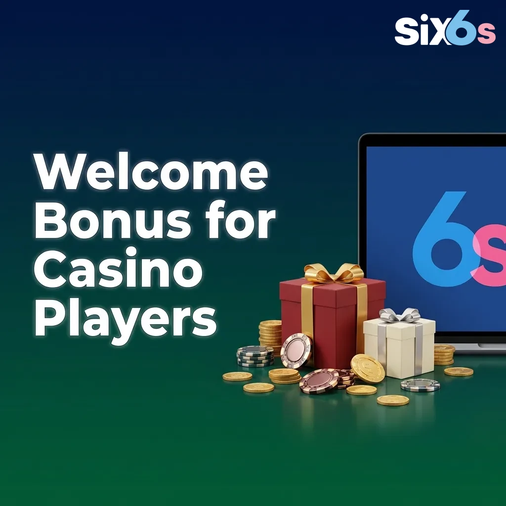 Casino welcome bonus offer showing 200% match up to Rs7,777 for new players with deposit requirements — Six6s in Pakistan