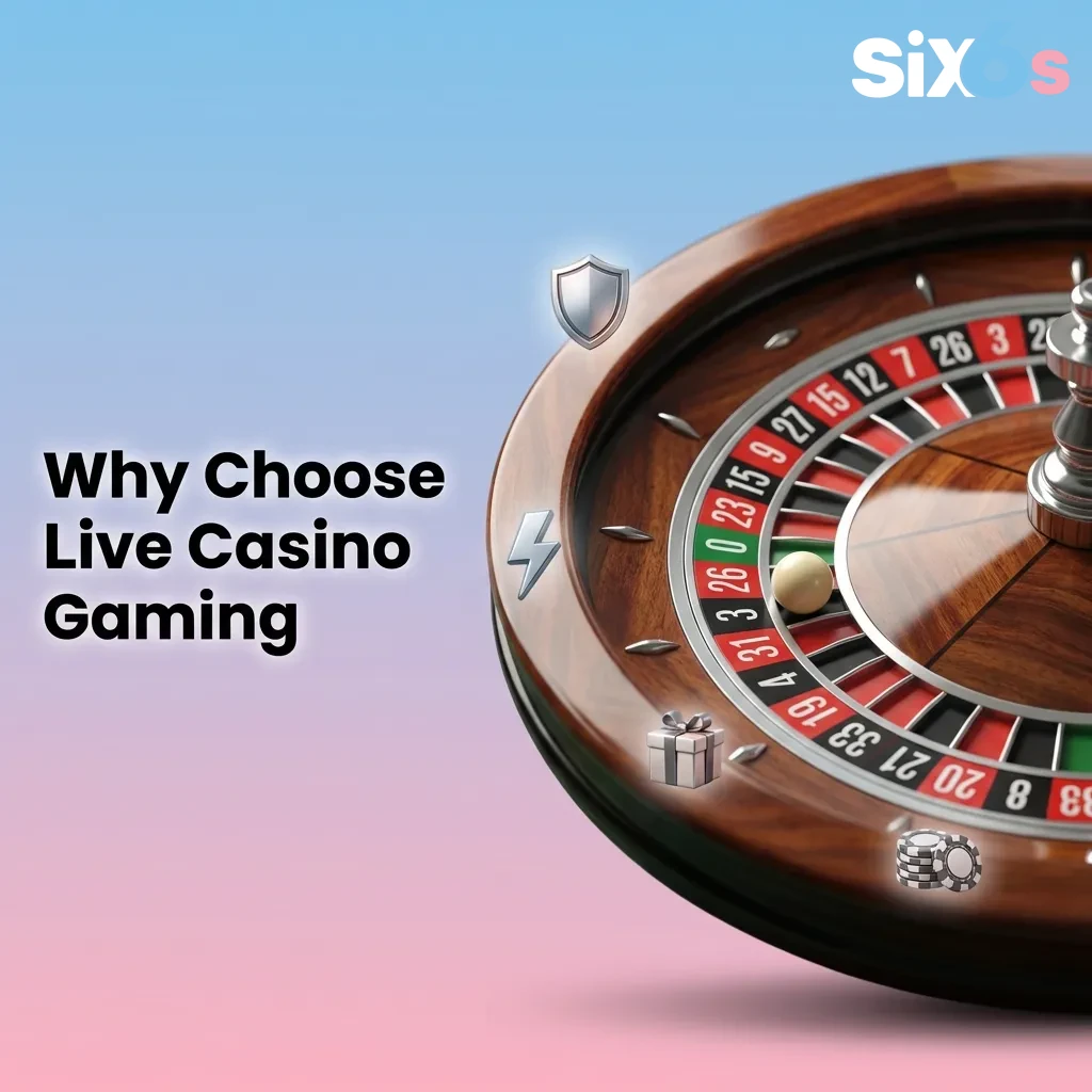 Professional dealer at live casino table with cards and chips, streaming to online players in real-time gaming session — Six6s in Pakistan